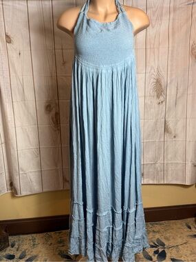 free people geneva maxi dress $210 Free People Women's Black Stretch Sleeveless Geneva Maxi Dress Size  X-Small